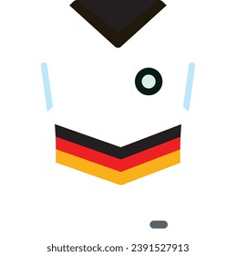 Germany Football Team Shirt Illustration Vector