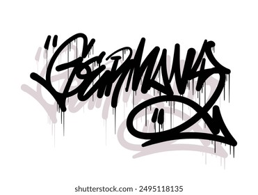 GERMANY graffiti tag style design