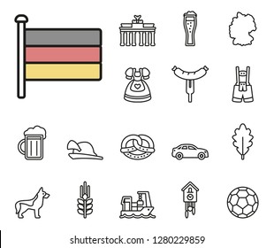 germany icon set