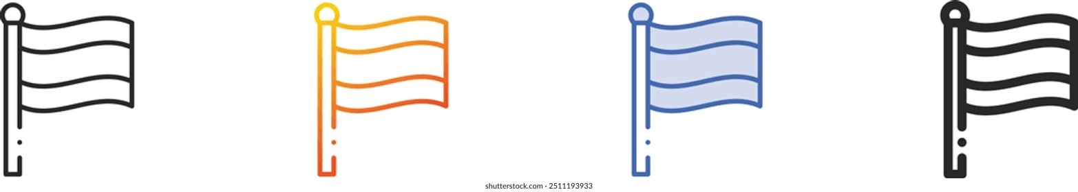 germany icon.Thin Linear, Gradient, Blue Stroke and bold Style Design Isolated On White Background