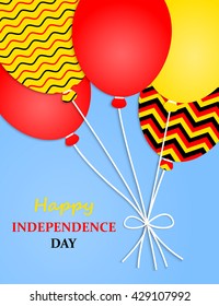 Germany Independence Day Greeting Card. 