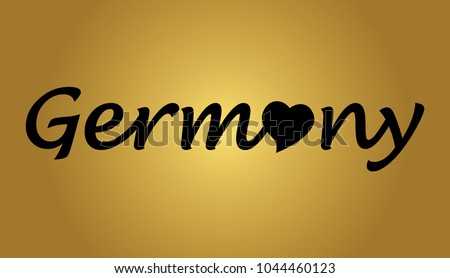 Germany Logo Type Writing