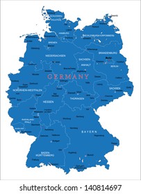 Mapa de Alemania