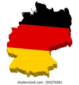 Germany Map 3D