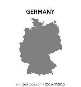 Mapa de Alemania. Diseño Abstractas, Ilustración vectorial. 