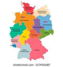 Germany map icon, geography blank concept, isolated graphic background vector illustration .