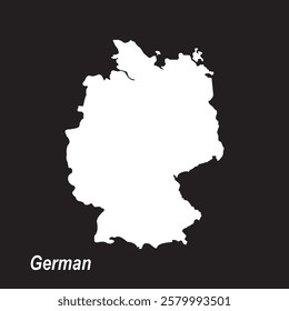 germany map icon vector illustration symbol design