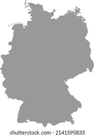 Germany map on  png or transparent  background,Symbols of Germany. vector illustration