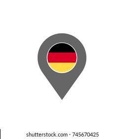 germany map pointer
