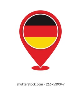 Diseño de icono de mapa de Alemania