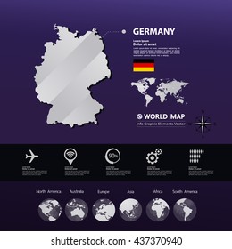 Germany Map vector