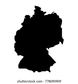 Germany Map Vector Illustration Stock Vector (Royalty Free) 778090909 ...