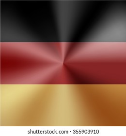Germany metallic flag