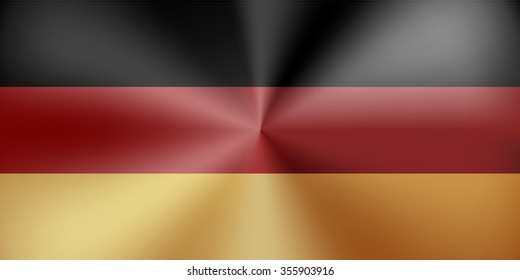 Germany metallic flag