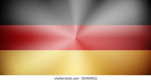 Germany metallic flag