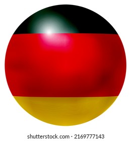 Germany National flag ball icon