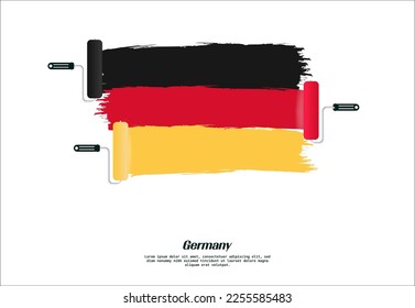 Germany national flag in grunge style