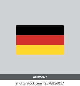 Germany national flag vector design