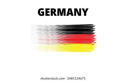 Germany national flag vector illustration design. 