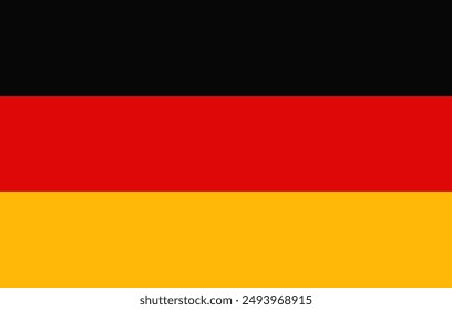 Ilustración vectorial de bandera nacional de Alemania