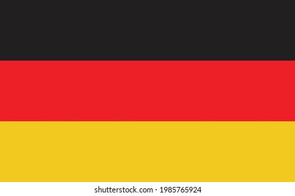 Germany national flag , Vector Official state symbol