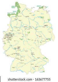 germany national park map