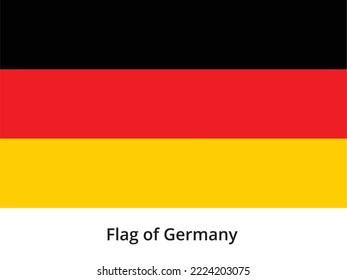 Germany official colors and proportion correctly National flag graphic Rectangle German illustration is a symbol of freedom, patriotism and independence Vector illustration