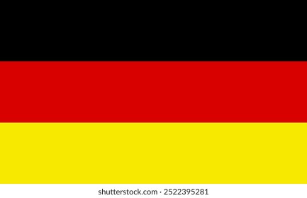 Vector oficial de Alemania. Ilustración vectorial.