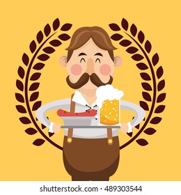 germany oktoberfest beer emblem image 