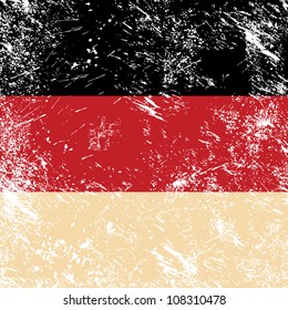 Germany retro flag
