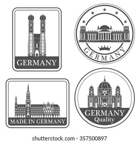 Germany. Rubber and stamp