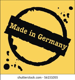 Germany rubber stamp