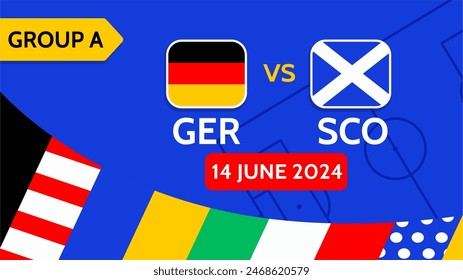 Germany Scotland football match Euro Cup 2024