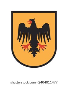 germany shield national illustration isolated