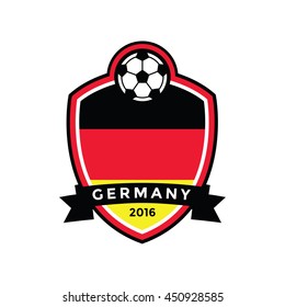 Germany soccer badge,vector