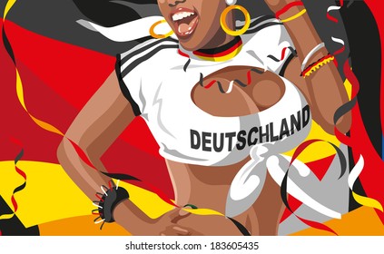 Germany soccer fan