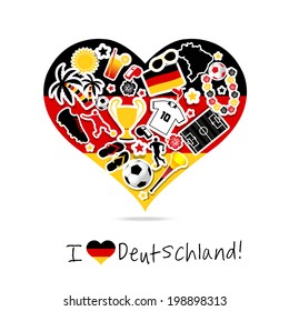 Germany soccer fan love