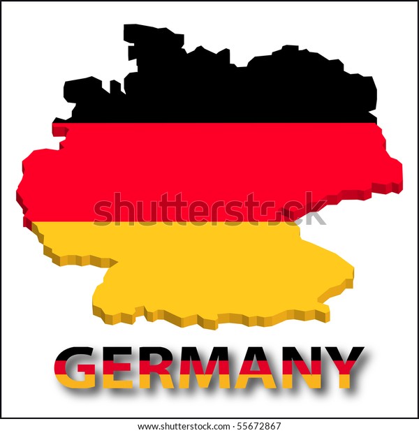 Germany Territory Flag Texture Stock Vector Royalty Free 55672867