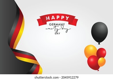 Germany Unity Day Design Background For Greeting Moment