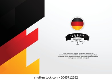 Germany Unity Day Design Background For Greeting Moment