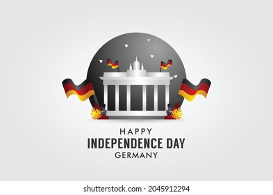 Germany Unity Day Design Background For Greeting Moment