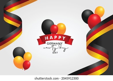 Germany Unity Day Design Background For Greeting Moment