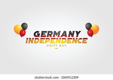 Germany Unity Day Design Background For Greeting Moment