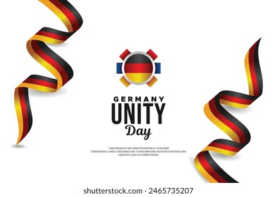 Germany Unity Day Greeting Design