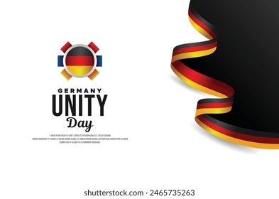 Germany Unity Day Greeting Design