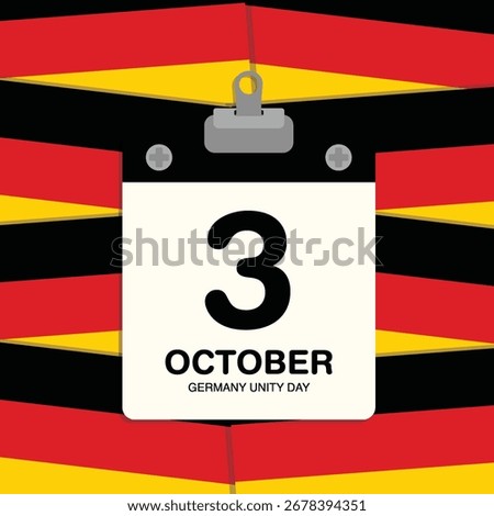 Germany Unity Day Small Wall Calendar