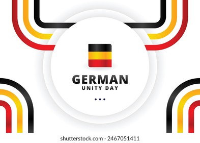 Germany Unity Day Vector Design Illustration
