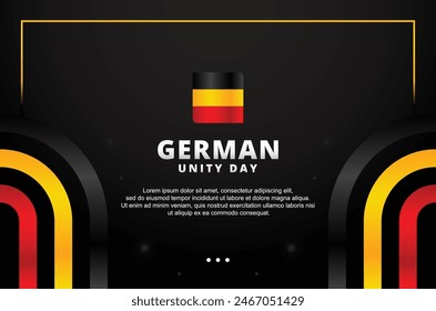 Germany Unity Day Vector Design Illustration