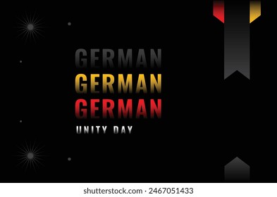 Germany Unity Day Vector Design Illustration
