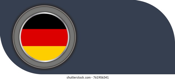 germany vector flag illustration. eps10.